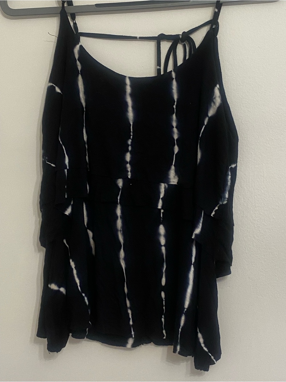 NWT Surf Gypsy tie-dye low V-back camisole top.